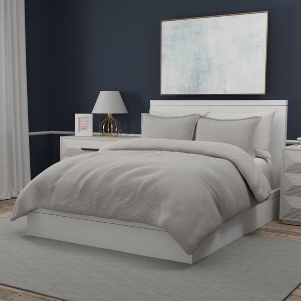 Portico Crossed Matelasse Cotton Comforter Set